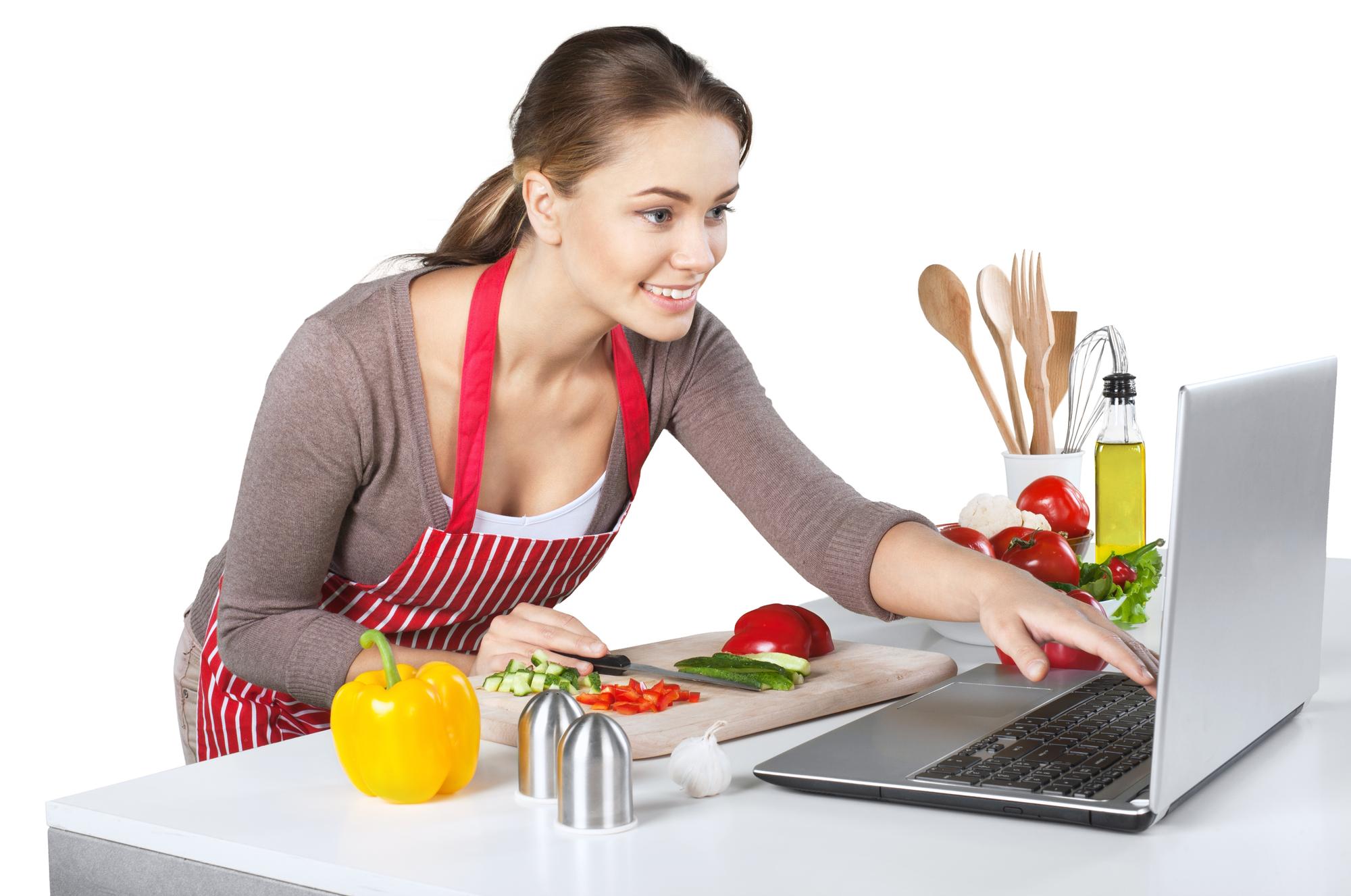 Instructor arranging local produce